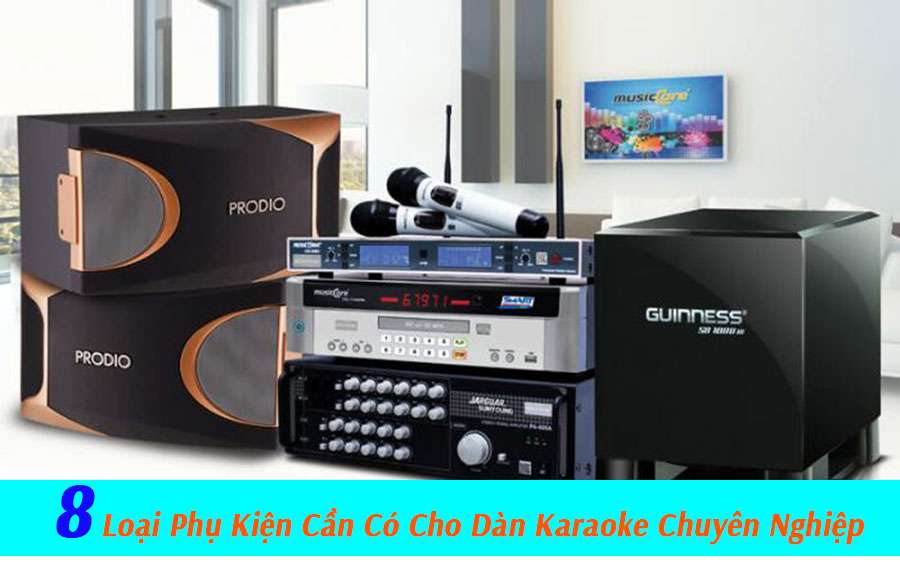 8 Loại Phụ Kiện Cần Có Cho Dàn Karaoke