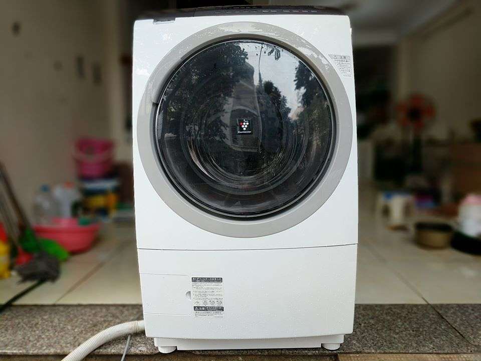 Máy giặt nội địa Nhật SHARP ES-A200 sấy Block date 2015 cực đẹp 95%