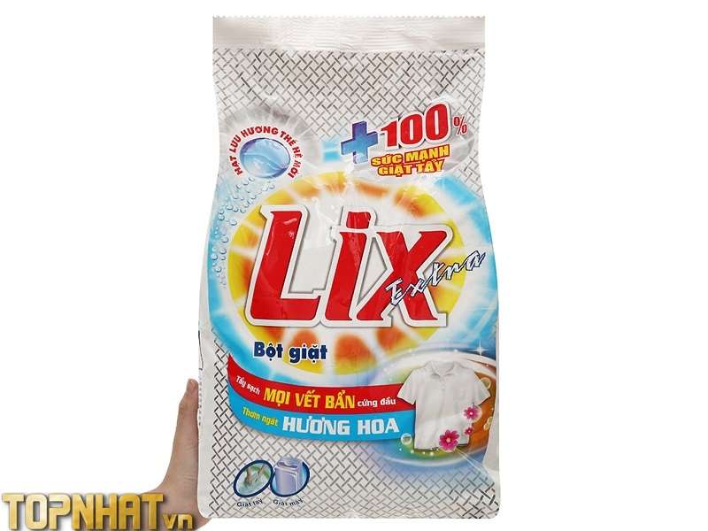 Bột giặt Lix Extra hương hoa 5.5kg