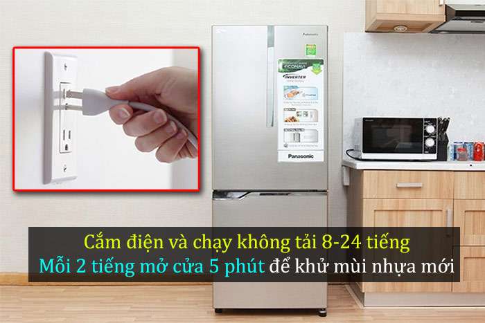 Cách sử dụng tủ lạnh mới và cách khử mùi nhựa mới rất đơn giản