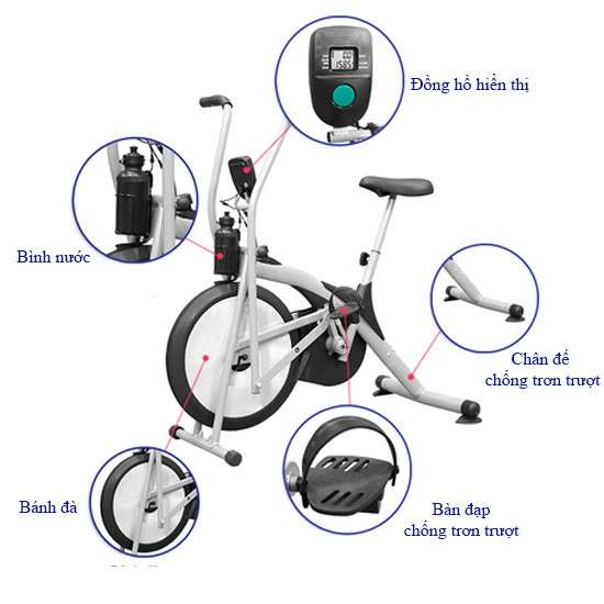 Xe đạp tập Air Bike