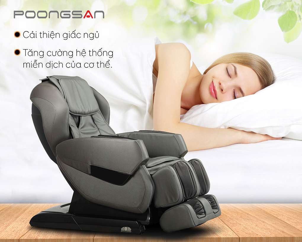 Massage với ghế MCP-200 giúp tăng cường miễn dịch, cải thiện giấc ngủ