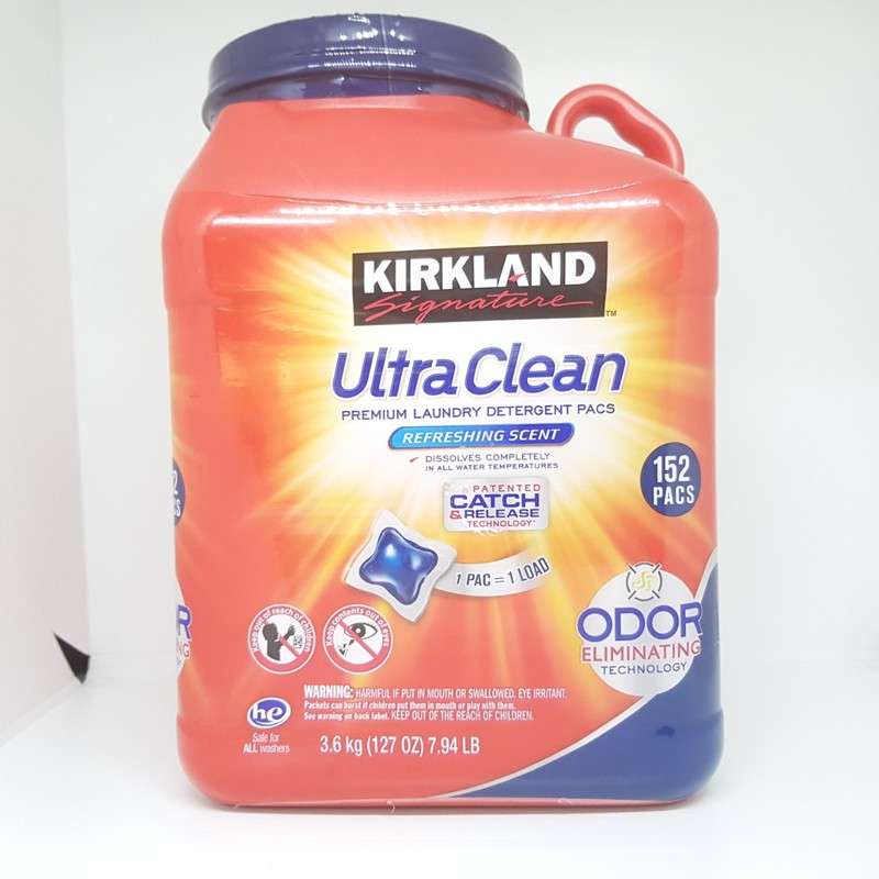 Viên giặt xả quần áo Kirkland Ultra Clean 152 viên của Mỹ - KL02 5