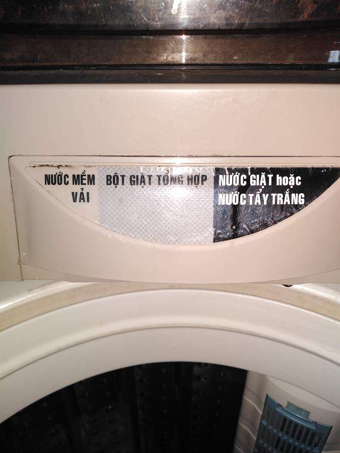 Khay đựng bột giặt và nước xả vải của máy giặt Aqua S70KT ở đâu