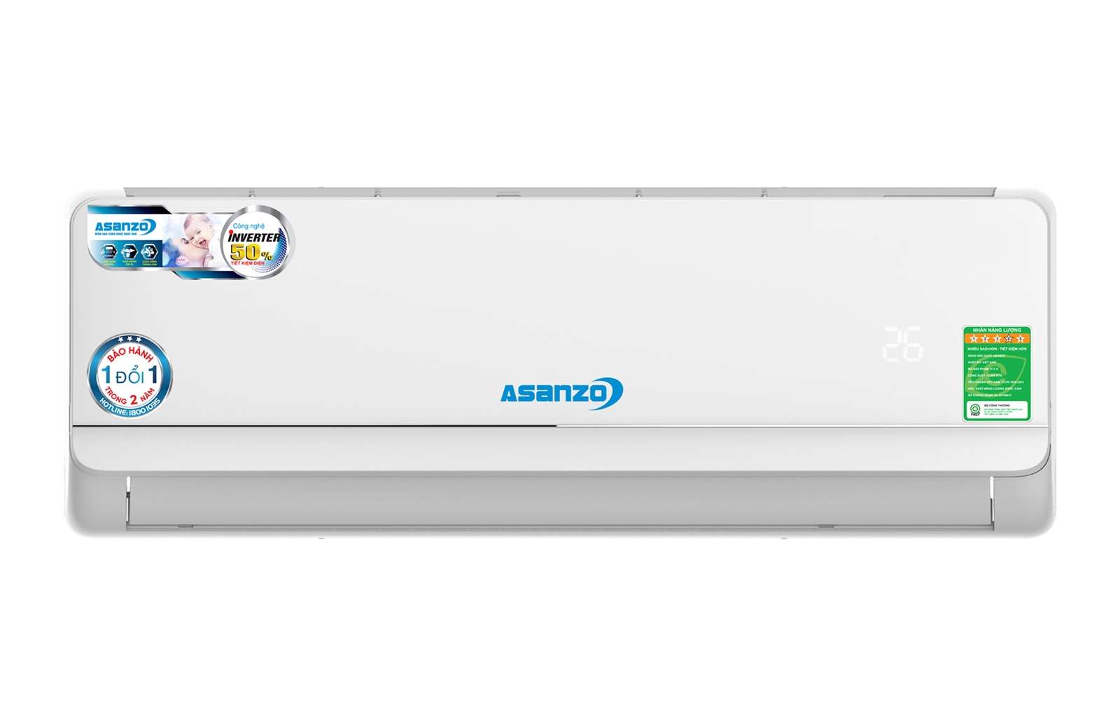 Máy Lạnh ASANZO Inverter 1.0 HP K09A