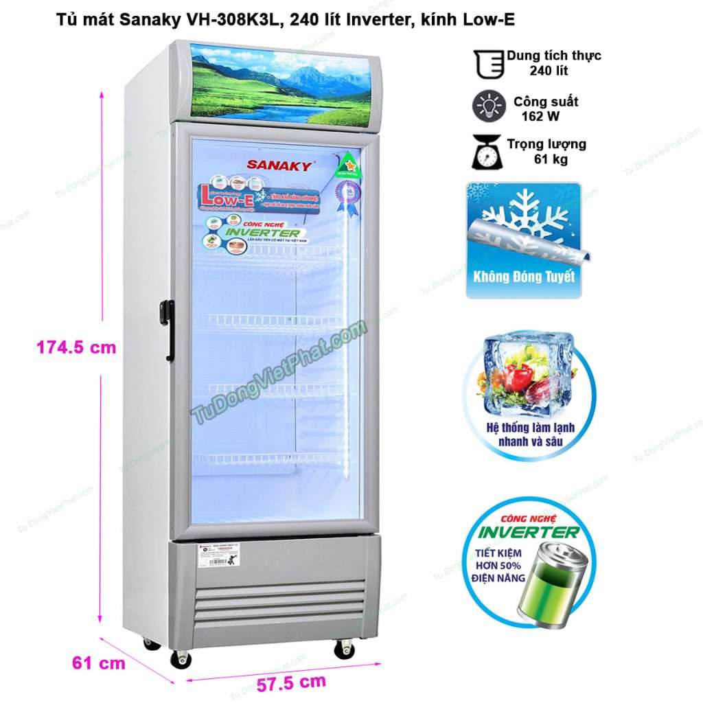 Tủ đông mini không đóng tuyết Aqua AQF-FG155ED 142L – Giá rẻ 11/2020