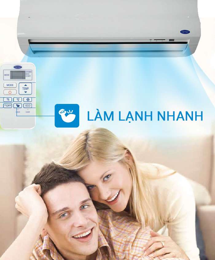 Máy lạnh Carrier 38/42CER018-703V | 2HP - DIENMAYGIASI.VN