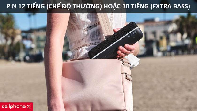 Thời lượng pin 12 tiếng, thỏa sức nghe nhạc