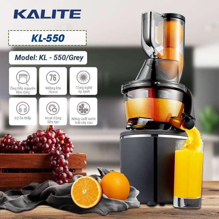 máy ép trái cây tốt nhất 2021 - Kalite KL-550