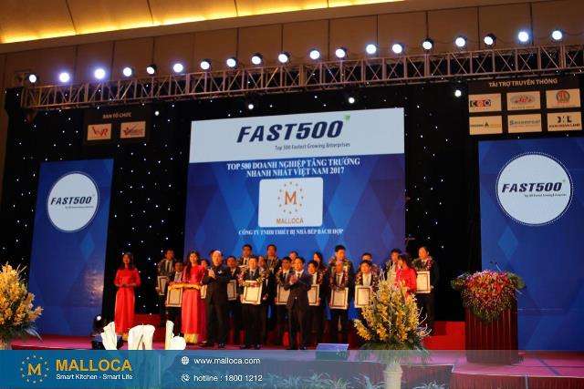 MALLOCA ĐƯỢC VINH DANH TOP 100 SẢN PHẨM TIN & DÙNG- 2016 VÀ FAST 500- 2017