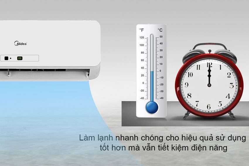 Chức năng làm lạnh nhanh chóng của máy lạnh Midea MSMA-09CR