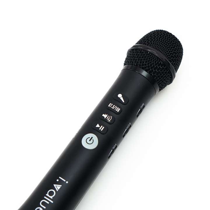 Micro không dây Karaoke kết nối Bluetooth I.Value MT-M001 thiết kế 2 trong 1 đa năng và tiện lợi