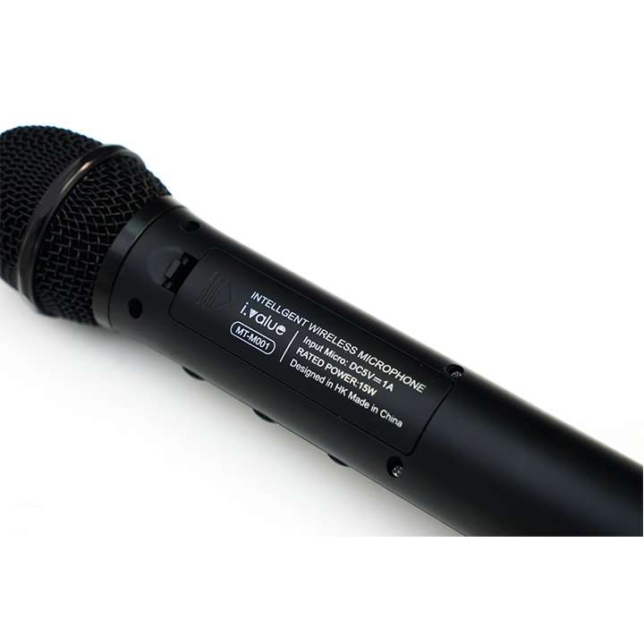 Mic Karaoke kèm loa Bluetooth i.value MT-M001 Loa tích hợp với công suất 15W chưa từng có