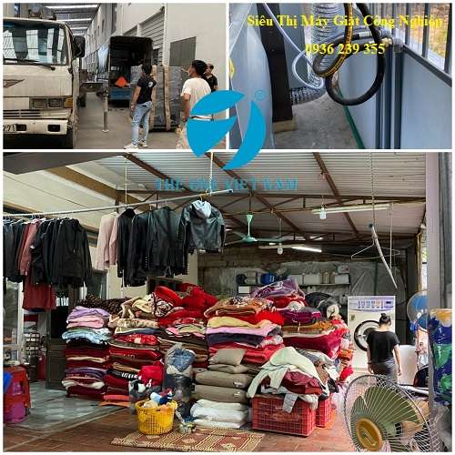 Nghiệm thu thiết bị cho cơ sở giặt là công nghiệp tại Bắc Giang