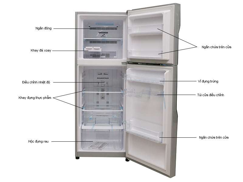 Tủ Lạnh Hitachi RH200PGV4SLS 200 Lít