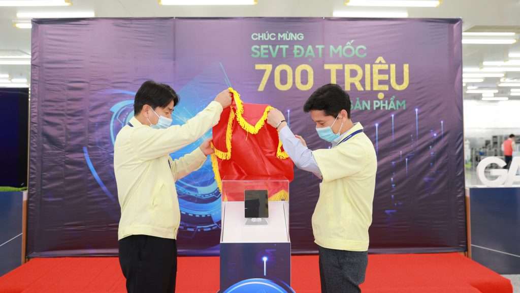 Nhà máy Samsung Electronics Việt Nam Thái Nguyên tổ chức Lễ chúc mừng SEVT đạt mốc 700 triệu sản phẩm