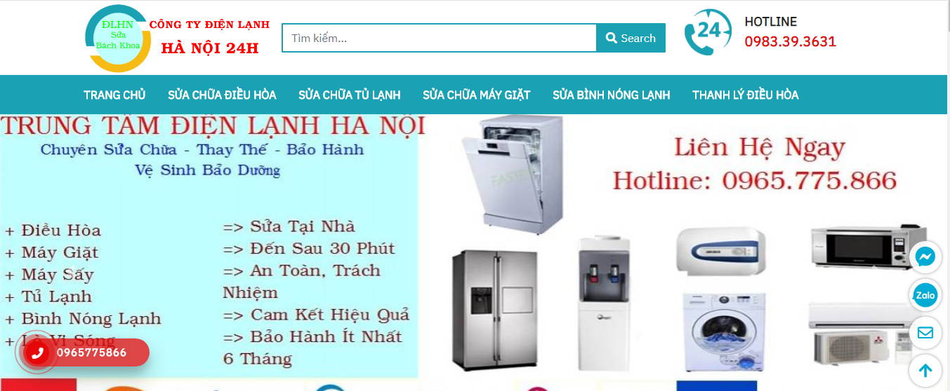 Top 28 Tiệm Sửa Tủ Lạnh Hà Nội Uy Tín Chuyên Nghiệp Tận Nhà
