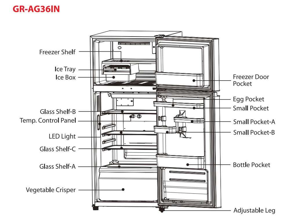Hướng dẫn sử dụng Tủ đông lạnh TOSHIBA - Hếtview GR-AG36INA