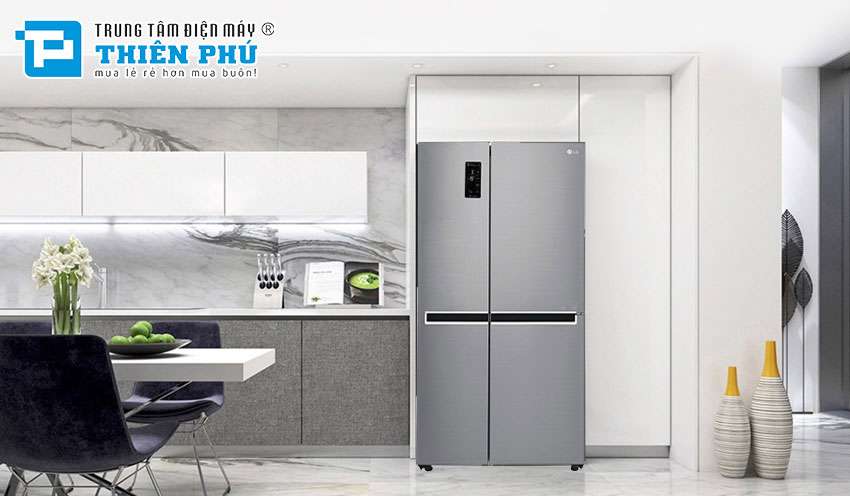 Tủ Lạnh LG Side By Side Inverter 2 Cánh 687 Lít GR-B247JS