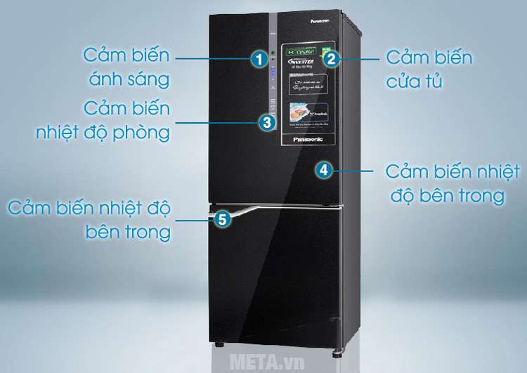 Tủ lạnh tích hợp công nghê cảm biến hiện đại