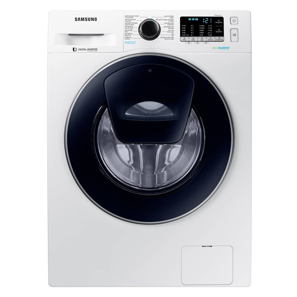 Máy giặt Samsung Inverter 9 kg WW90J54E0BW/SV, giá rẻ, chính hãng