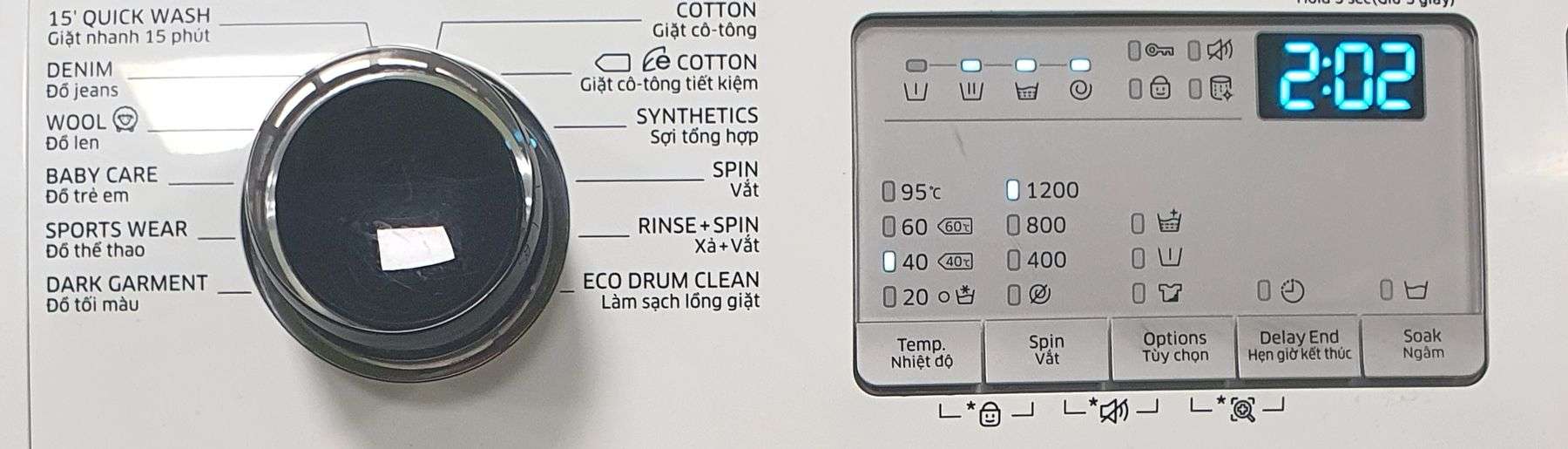 Những chức năng giặt đa dạng trên máy giặt