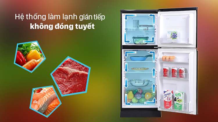 Tủ Lạnh Aqua 130 lít AQR-T150FA-BS