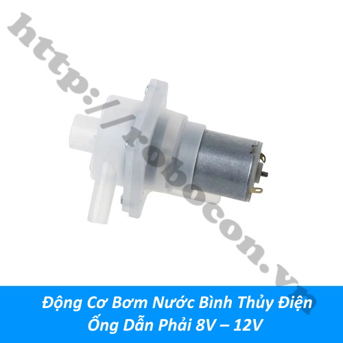 Động Cơ Bơm Nước Bình Thủy Điện Ống Dẫn Phải 8V – 12V