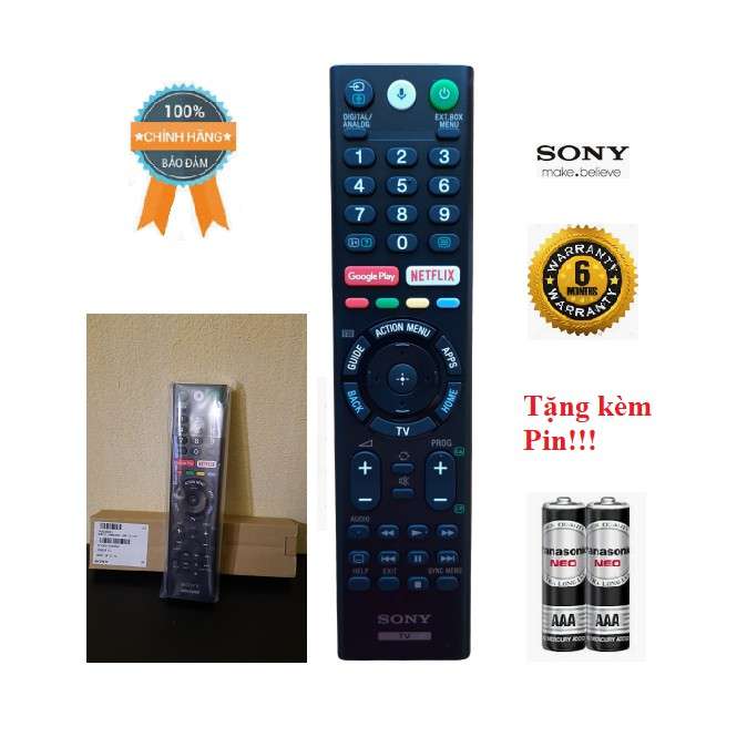 Remote Điều khiển tivi Sony giọng nói RMF-TX310P- Hàng mới chính hãng Full Box 100% Tặng kèm Pin