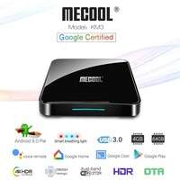 Android TV Box Mecool KM3 4GB Ram 64GB Rom Android TV 9 bản quyền Google - KM3 cao cấp