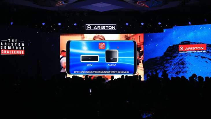 Ariston ra mắt bộ đôi bình nước nóng trang bị Wifi đầu tiên ở Việt Nam
