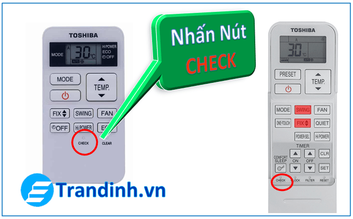 Cách kiểm tra mã lỗi điều hòa Toshiba