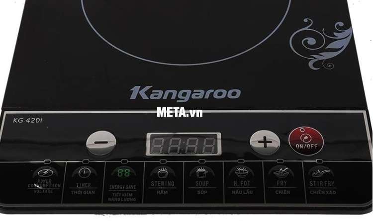 Bảng điều khiển của bếp từ Kangaroo KG420i 