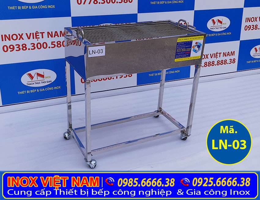 Lò nướng than inox - Đa dạng mẫu mã và kích thước