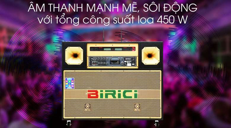 Loa điện Karaoke Birici MX-700 450W - Công suất 400 W