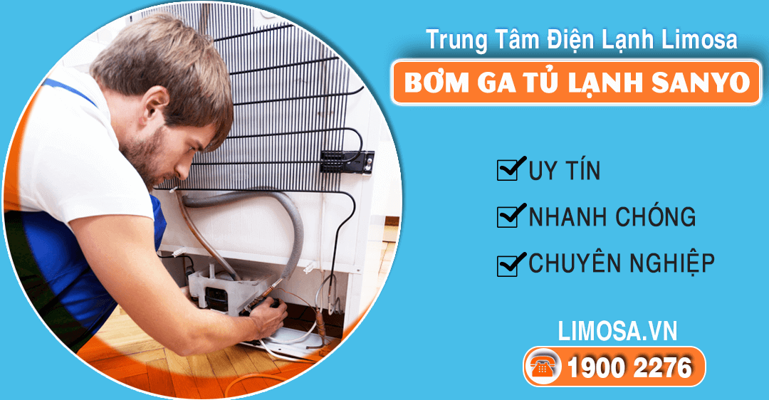 Bơm ga tủ lạnh Sanyo