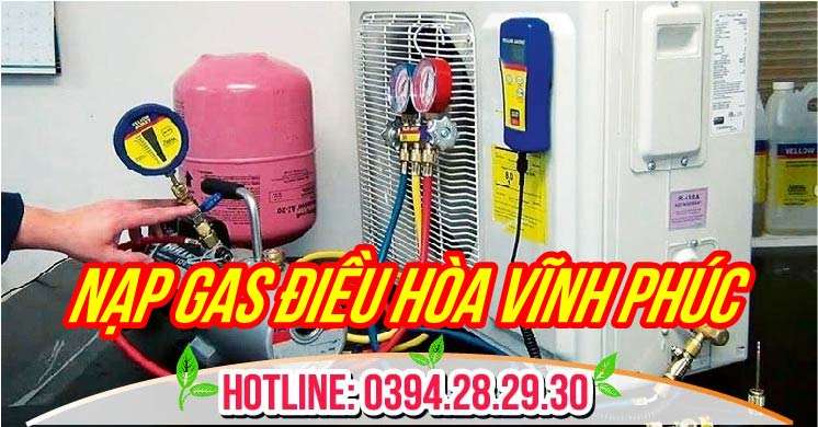 bơm Nạp Gas Điều Hòa Vĩnh Phúc