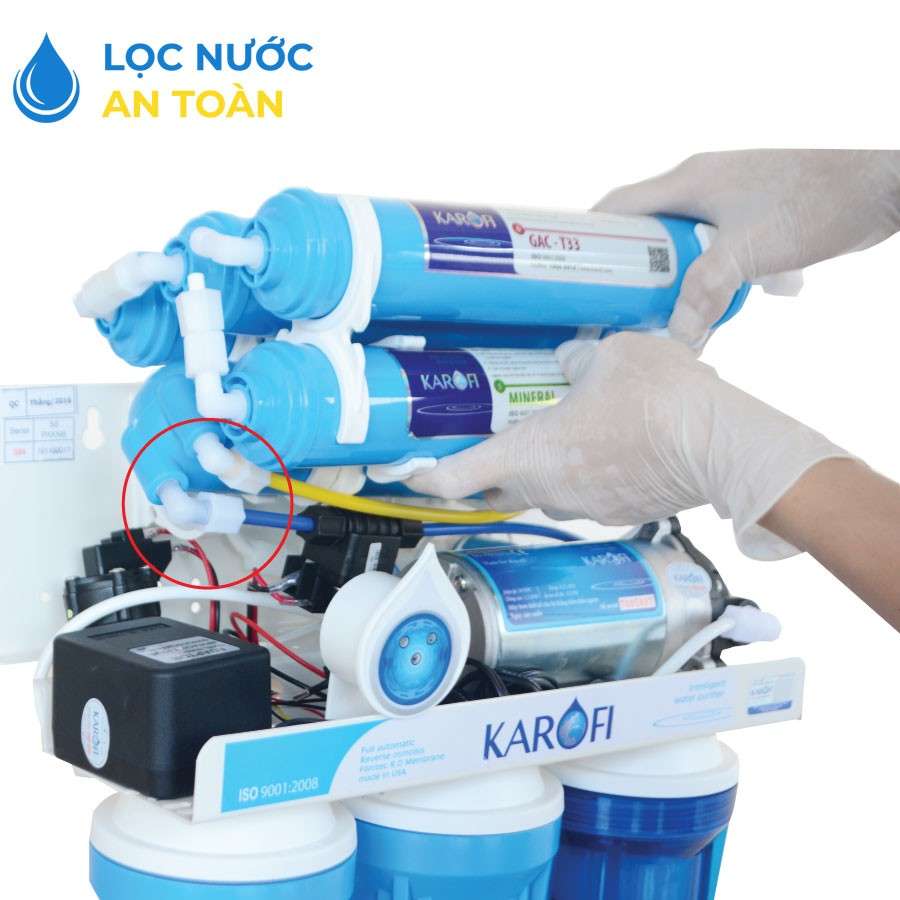 Cách lắp đặt máy lọc nước RO Karofi, Kangaroo đơn giản