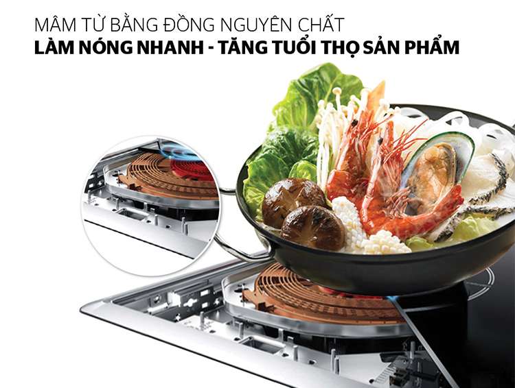 Bếp Từ Cơ Sunhouse SHD6149 - Tặng Nồi Lẩu - Hàng chính hãng