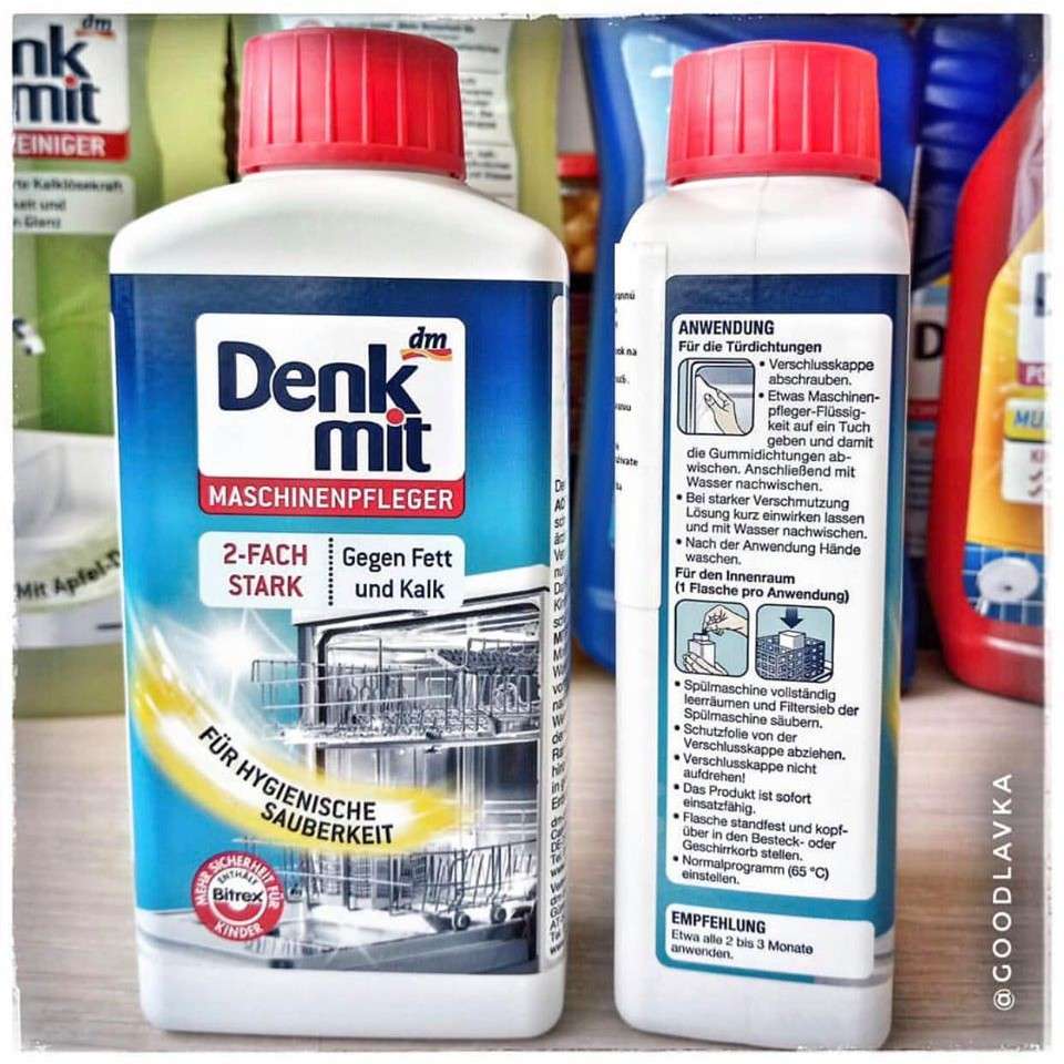 Dung dịch vệ sinh máy rửa chén Denkmit của Đức – Siêu thị Đức76 – Sieuthiduc76.vn