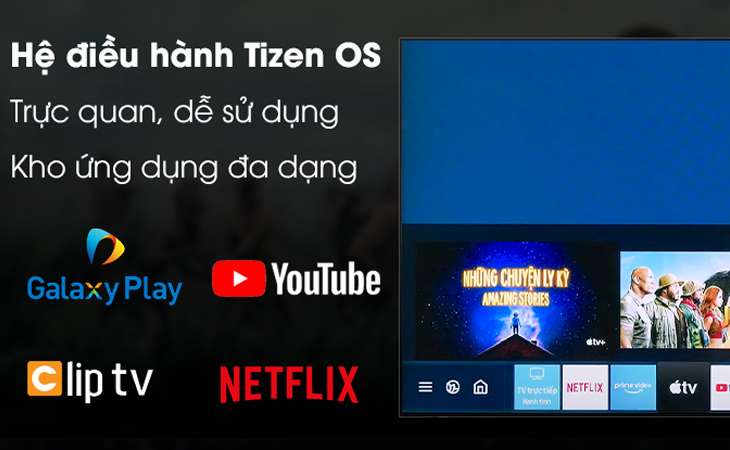 Hệ điều hành Tizen OS trên tivi Samsung 1