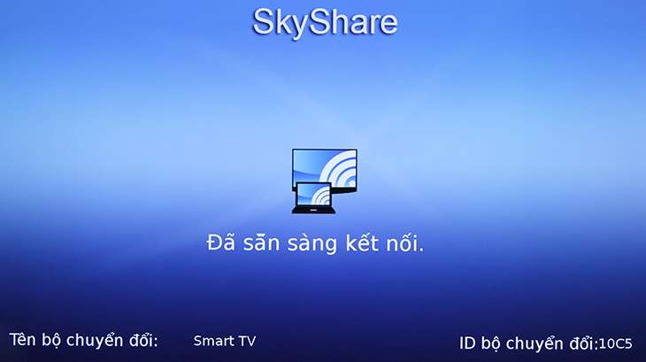 Cách chiếu màn hình điện thoại lên Smart tivi Skyworth 2016