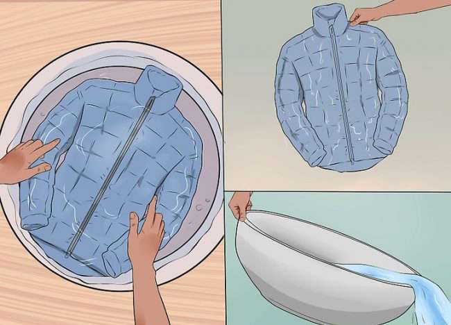 Cách giặt áo lông vũ tại nhà bằng tay