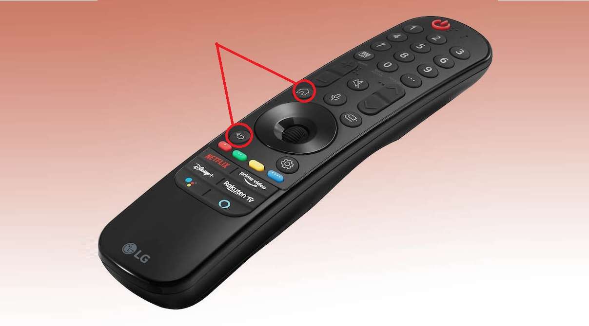 Muốn hủy kết nối remote và tivi, bạn đồng thời nhấn và giữ 2 nút 