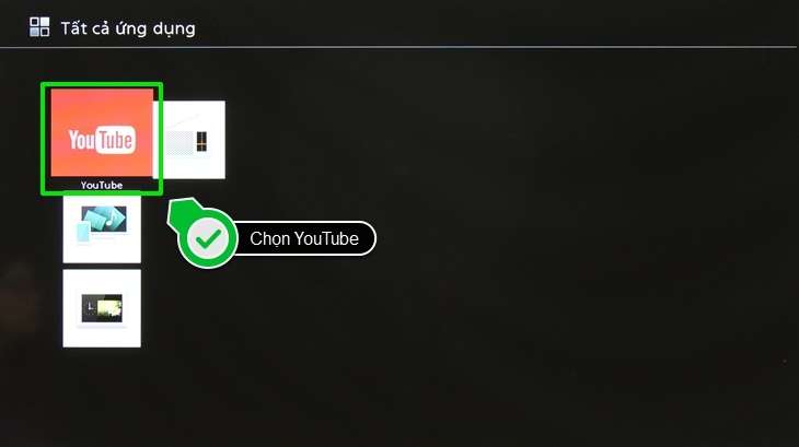 Chọn YouTube