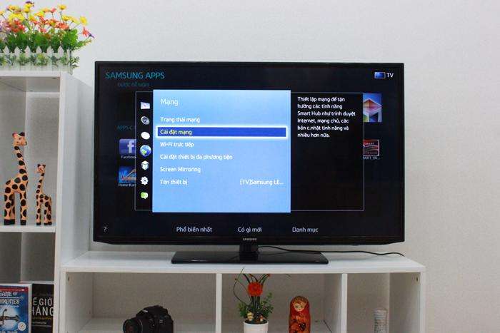 Hướng dẫn cách kết nối mạng trên tivi Samsung cực đơn giản
