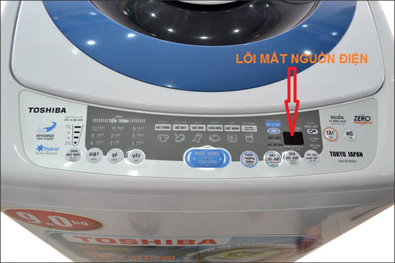 Cách khắc phục máy giặt Toshiba không lên nguồn