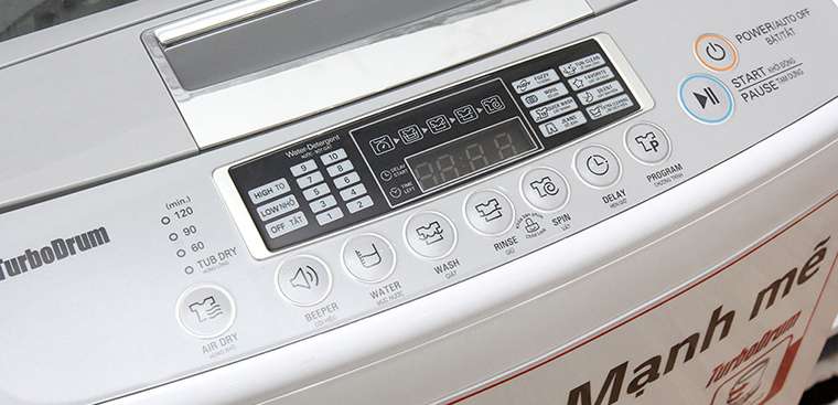 Cách sử dụng khiển bảng điều khiển máy giặt LG WF-S1015TT