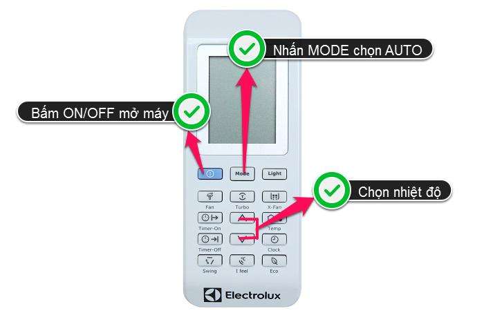 Hướng dẫn chi tiết cách sử dụng remote máy lạnh Electrolux