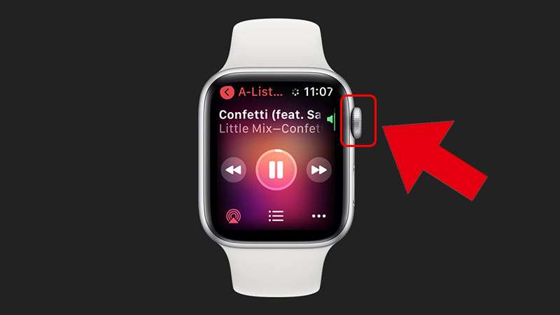 Chỉnh âm lượng AirPods rất tiện với Apple Watch